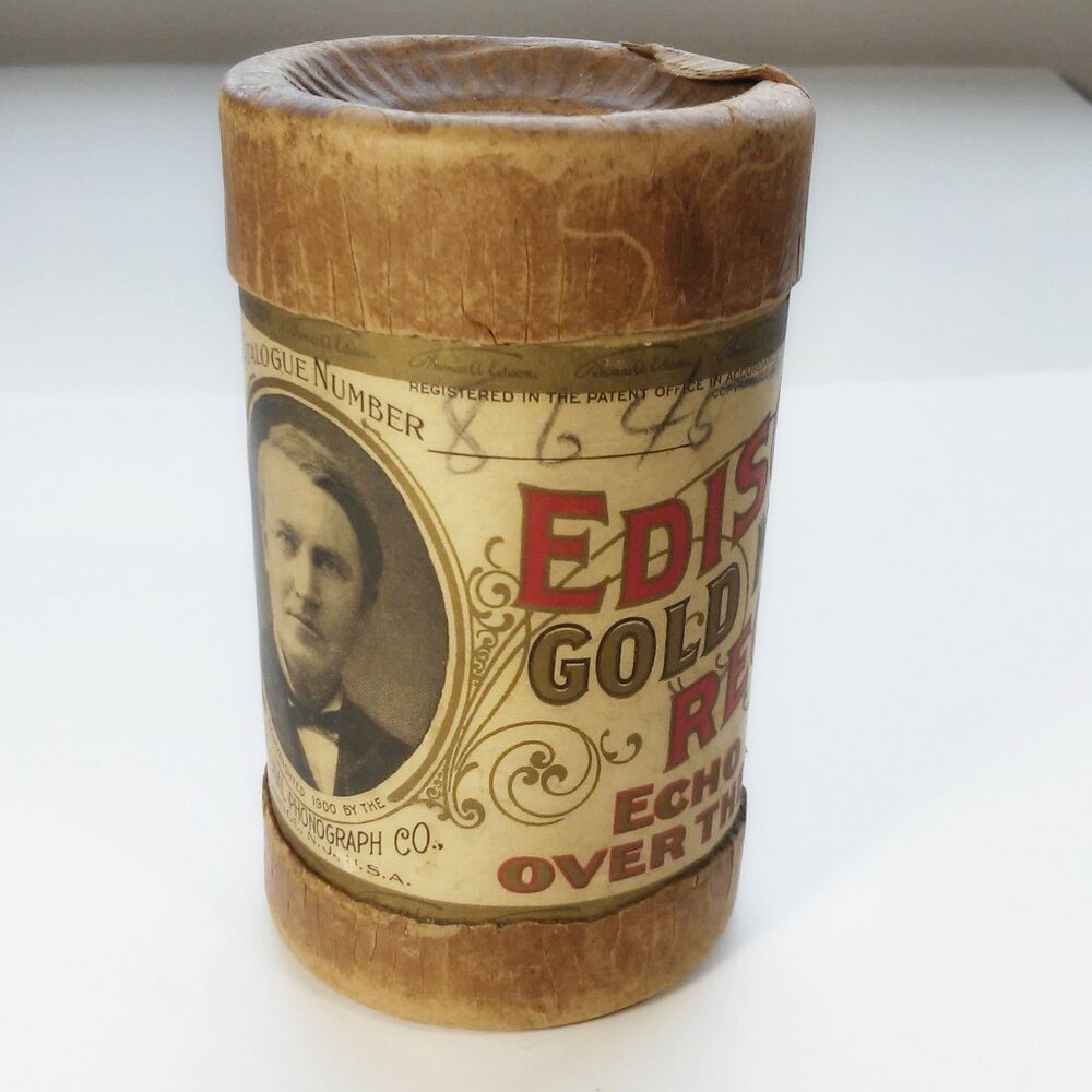 Edison Cylinder BOX ONLY 8645 Byron G. Harlan Where the sunset... 1904 EMPTY BOX